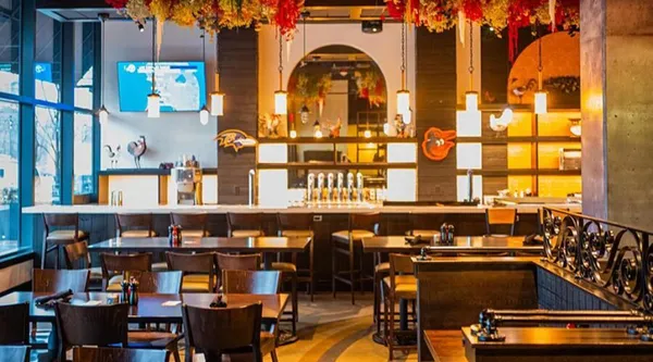 Image of the interior of Iron Rooster College Park location