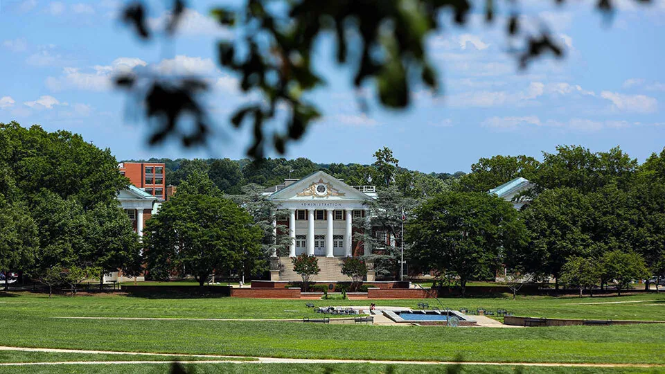 Shot of McKeldin Mall